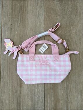 PINK Victoria's Secret Pink Gingham Kids Mini Crossbody Tote, BNWT